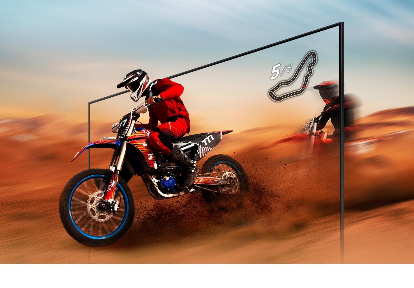 Samsung Electronics UN65AU8000FXZA See Fast-moving Content With Enhanced Motion Clarity