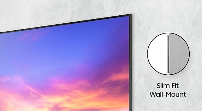 Samsung Electronics UN65AU8000FXZA Outstanding Design That Blends In