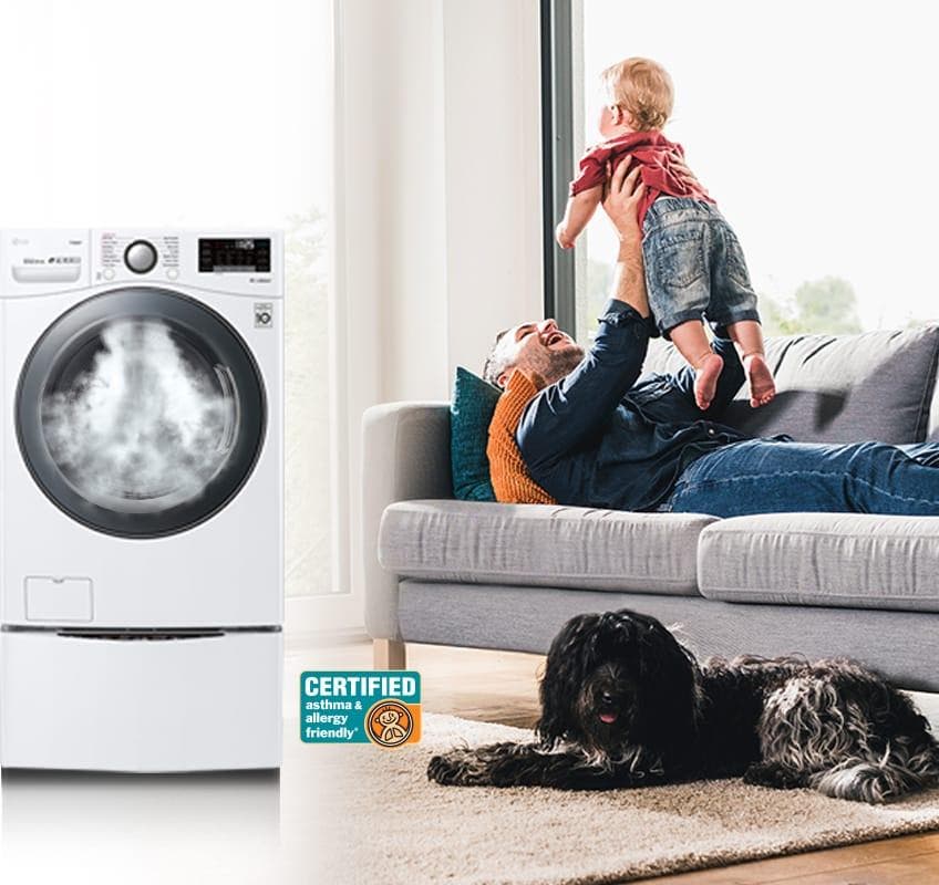 LG WM4200HBA Deep Clean With The Power Of Steam