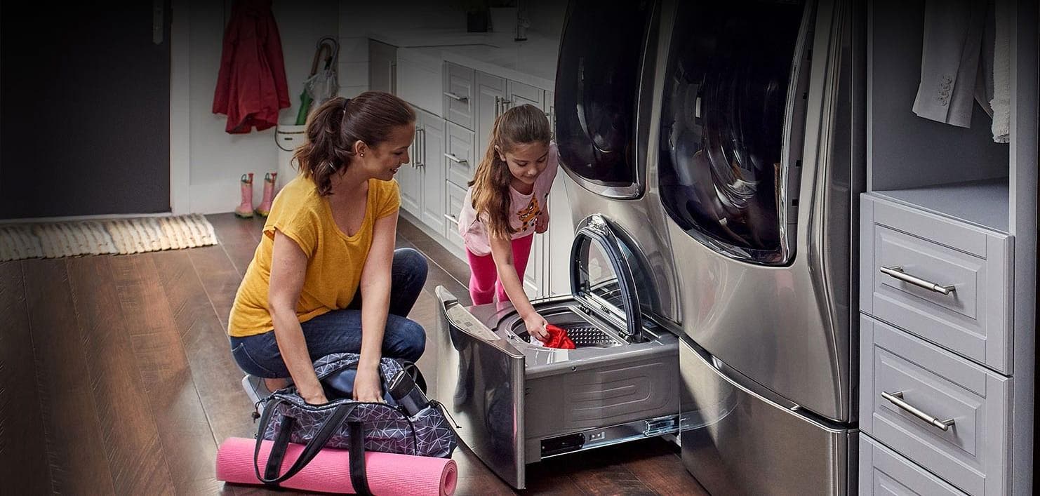 LG WM4200HBA Wash Two Loads At The Same Time