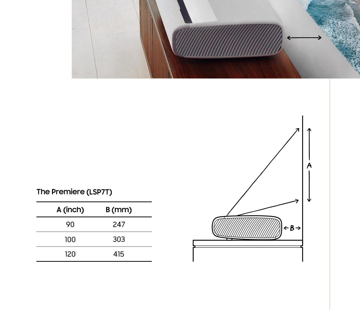 Samsung Electronics SPLSP7TFAXZA Freedom To Arrange Your Space
