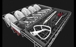 KitchenAid KDTM804KBS Freeflex Third Rack
