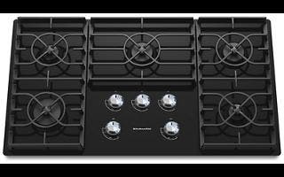 KitchenAid KGCC506RBL Gas-on-glass Surface