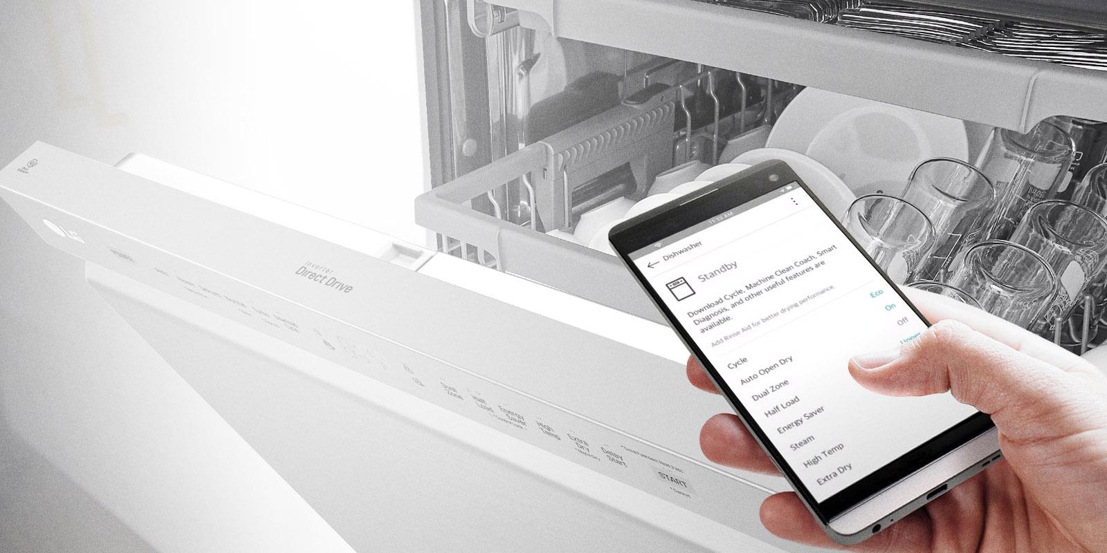 LG LDFN4542S Download New Cycles From Your Phone To Your Dishwasher