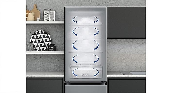 Samsung RB12A300631 Even Cooling, Top To Bottom
