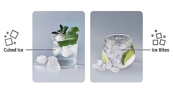 Choose From Cubed Ice & Ice Bites