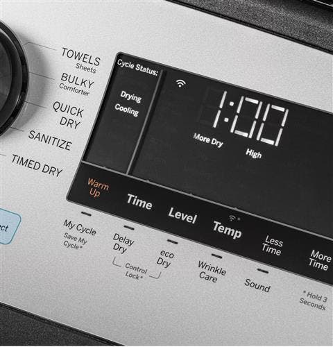 GE GTD72GBPNDG Dry Level Options