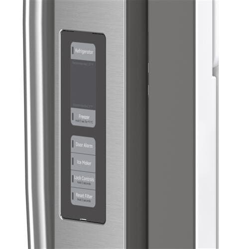 GE GWE19JSLSS Internal Controls With Actual-temperature Display
