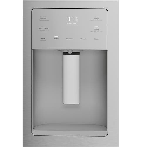 GE GYE18JMLES External Controls With Actual Temperature Display, Child Lock And Door Alarm