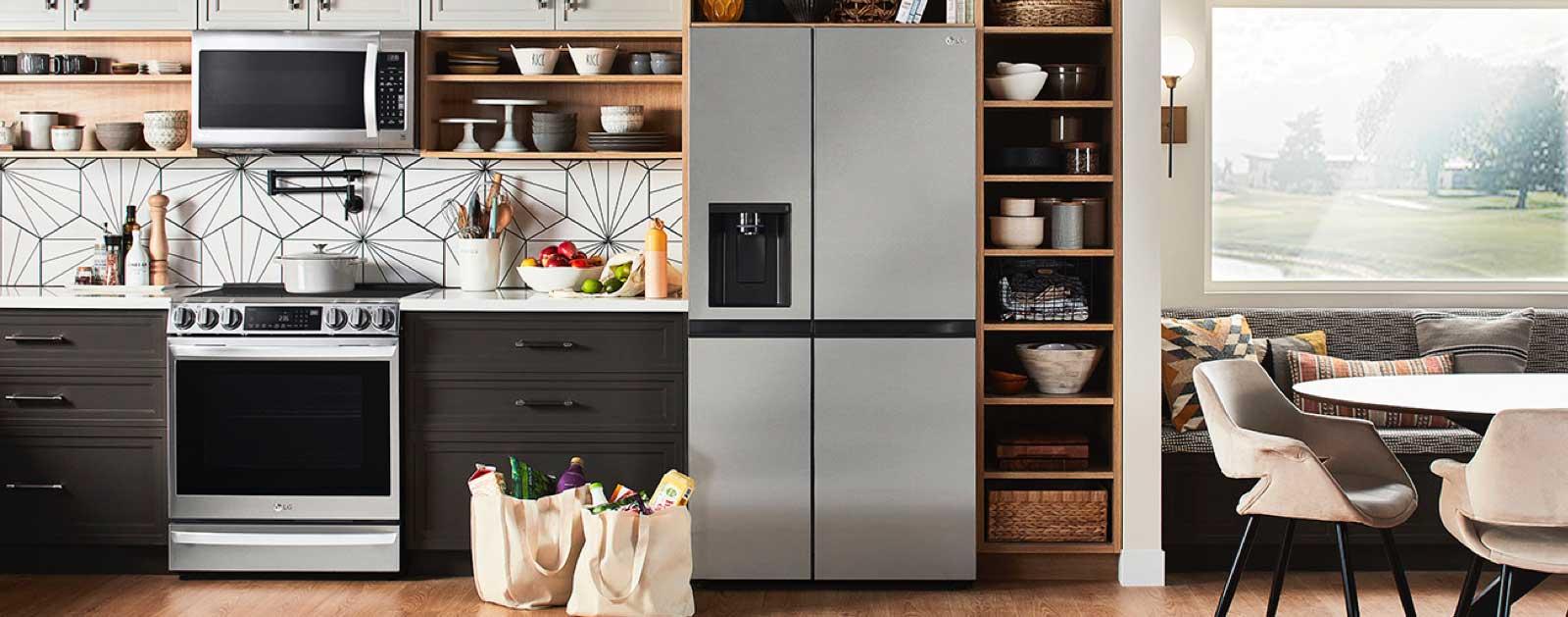 LG LRSXS2706W Satisfy Your Organized Side. Show Off Your Stylish Side