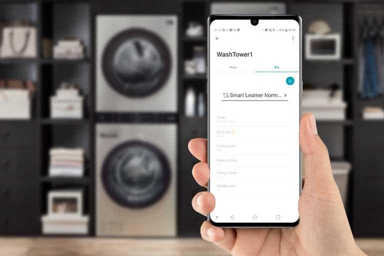 LG Studio WSGX201HNA Smart Learner Personalizes Your Clean