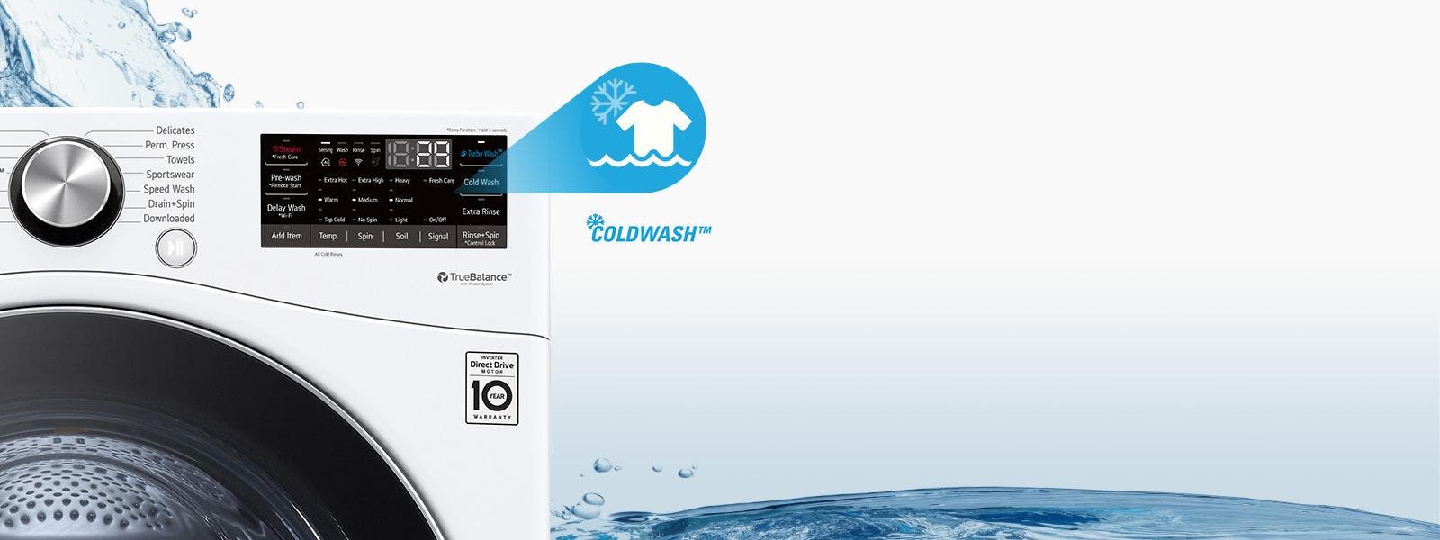LG WM8100HVA Cold Wash Without Compromise