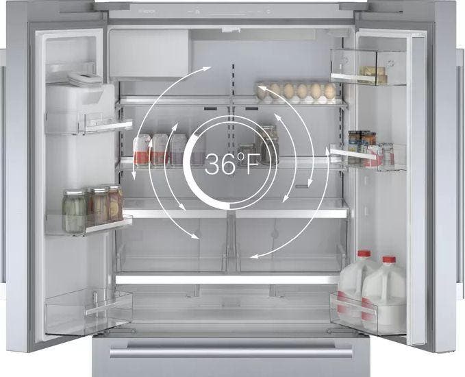 Bosch B10CB81NVB Air Circulation Consistency With Multiairflow