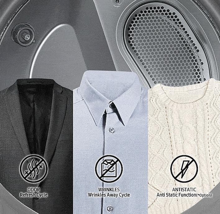 Samsung DVE50A8800V Freshen Up Clothes
