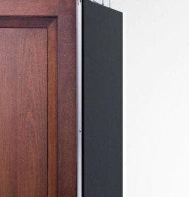 Summit SWC1127BLHD Fully Finished Black Cabinet
