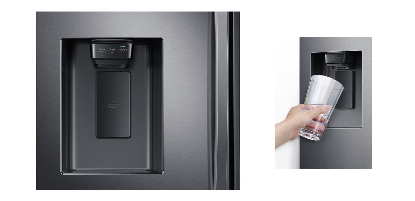 Samsung RF27T5501SG Versatile Dispenser Design