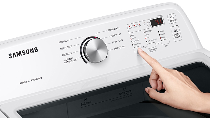 Samsung WA44A3205AW 8 Preset Washing Cycles