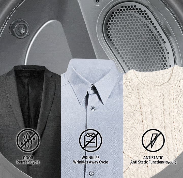 Samsung DVE50A8600V Freshen Up Clothes