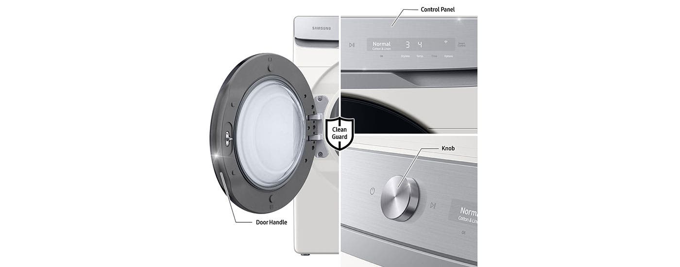 Samsung DVE50A8600V A Cleaner, Protected Dryer