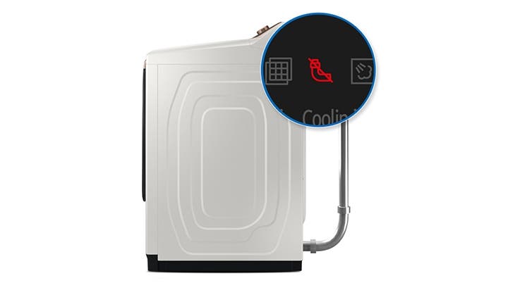 Samsung DVE55A7300E Cleaner, Safer Vents