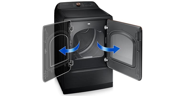 Samsung DVE55A7700V Flexible Opening