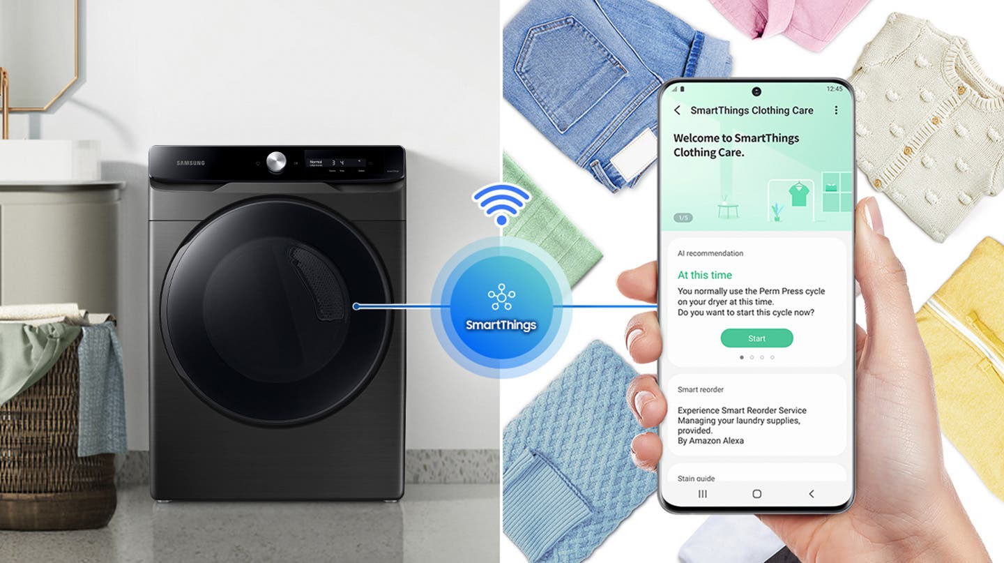 Samsung DVG45A6400W Control In The Palm Of your Hand
