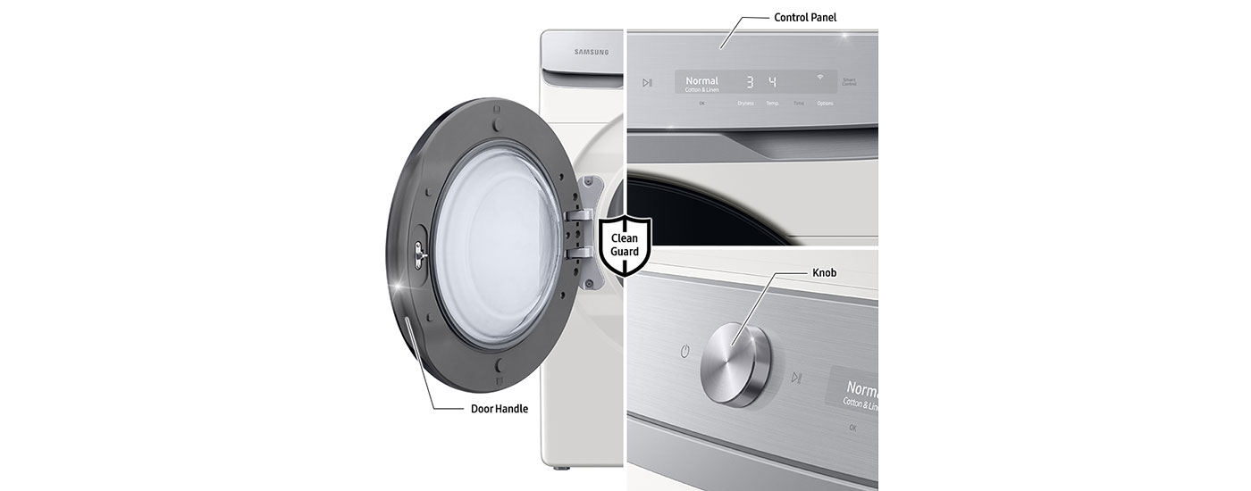 Samsung DVG50A8600E A Cleaner, Protected Dryer