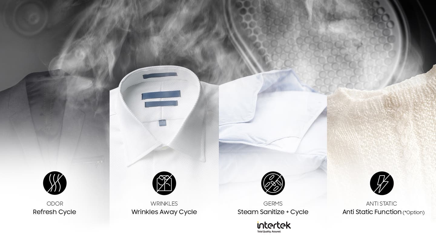 Samsung DVG54R7200W Steam Sanitize+<br />









