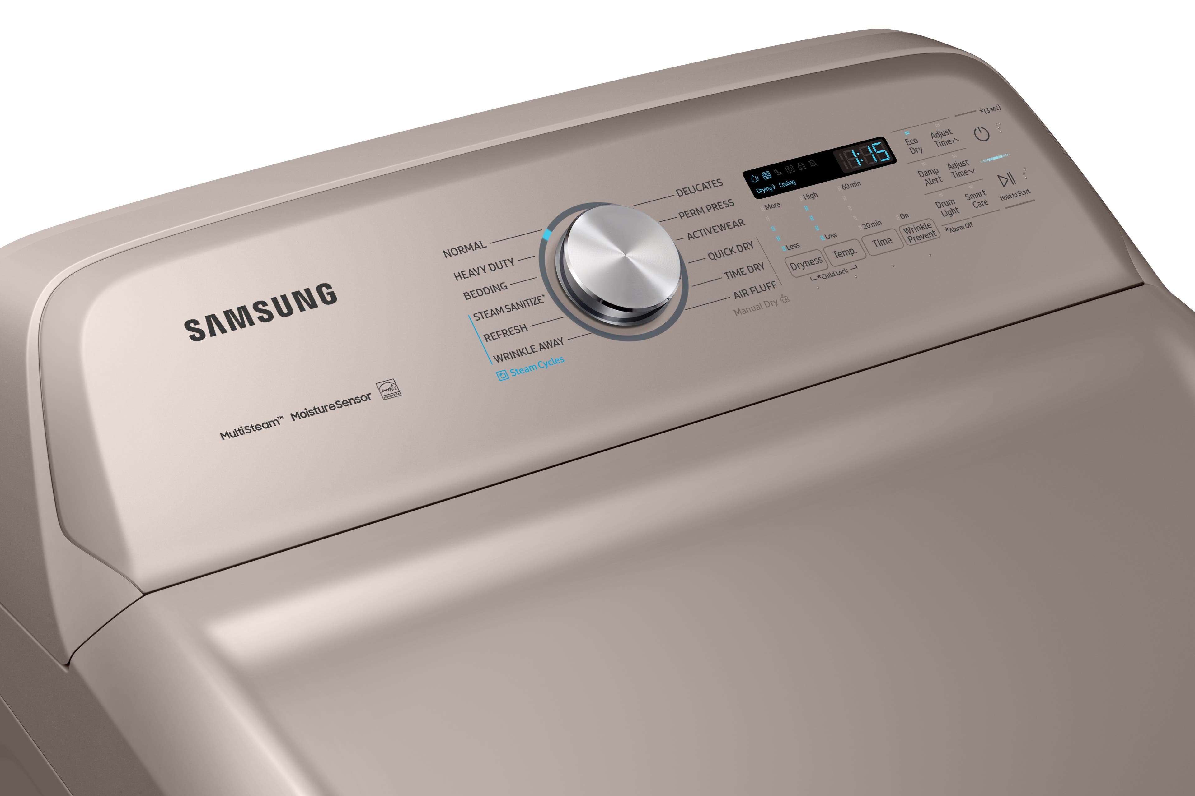 Samsung DVG54R7600V 12 Preset Drying Cycles<br>
