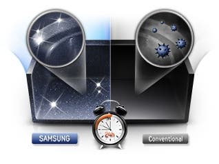 Samsung MC11K7035CG Ceramic Enamel Interior<br />