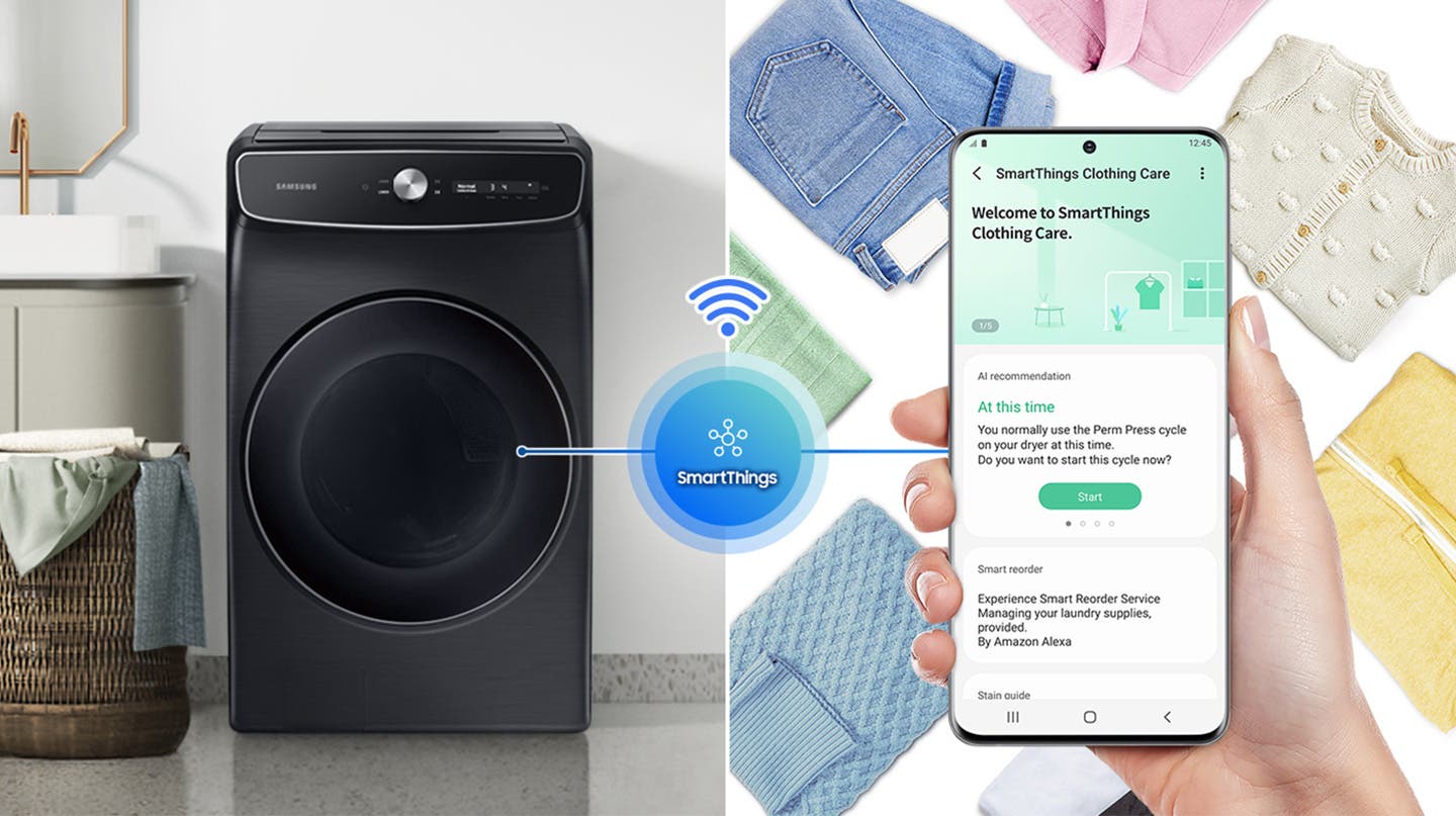 Samsung DVG60A9900V Control In The Palm Of Your Hand