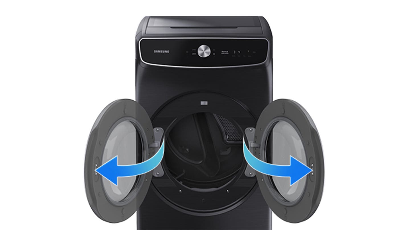 Samsung DVE60A9900V Flexible Opening