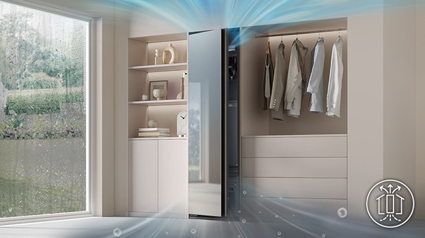 Samsung DF10A9500CG Better Clothing Care With Less Humidity