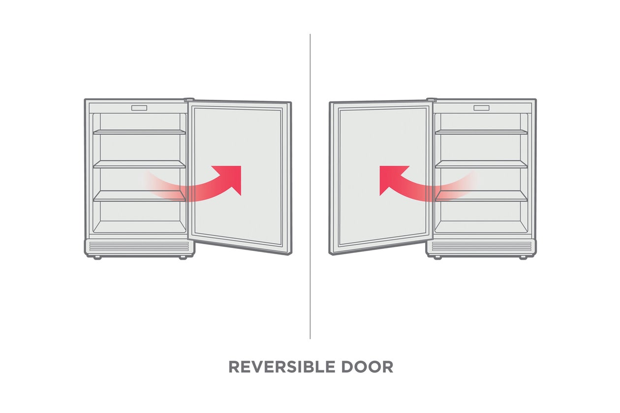 Reversible Door Swing Option