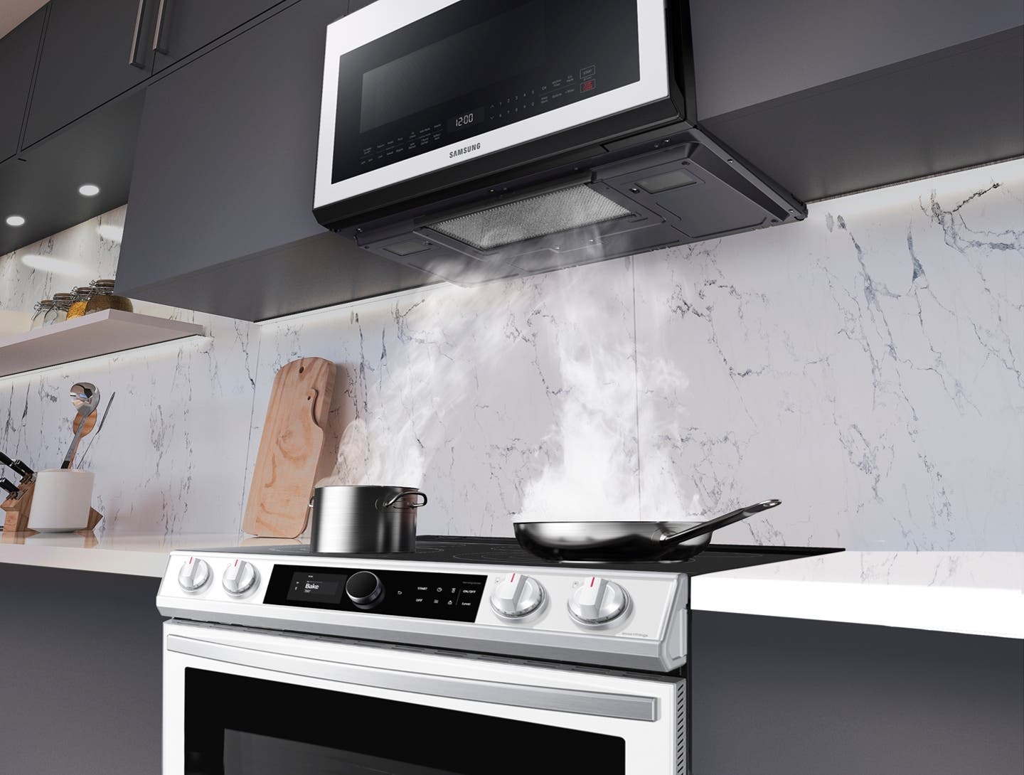 Samsung ME21B706B12 Powerful Ventilation