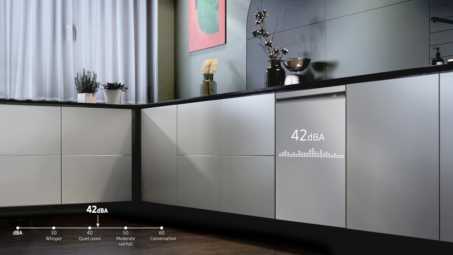 Samsung DW80B7070US Enjoy A Quiet Home