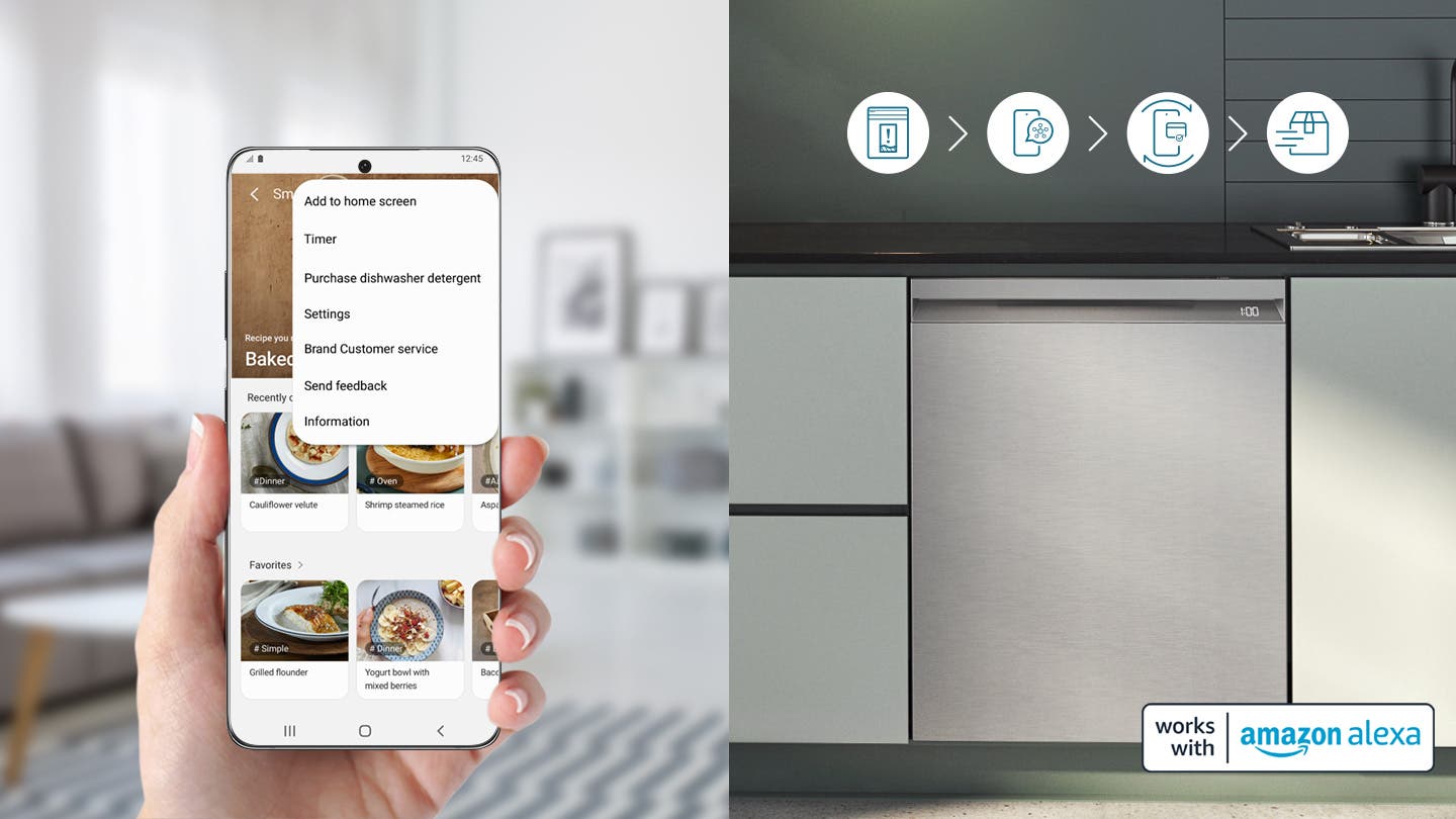 Samsung DW80B7070US Smart Reorder