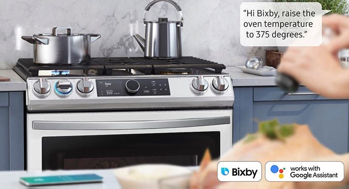 Samsung NX60BB871112 <div>â€œraise The Oven Temperature To 375° Please"</div>



