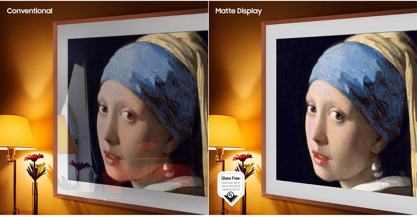 Samsung Electronics QN50LS03BAFXZA Anti-reflection With Matte Display