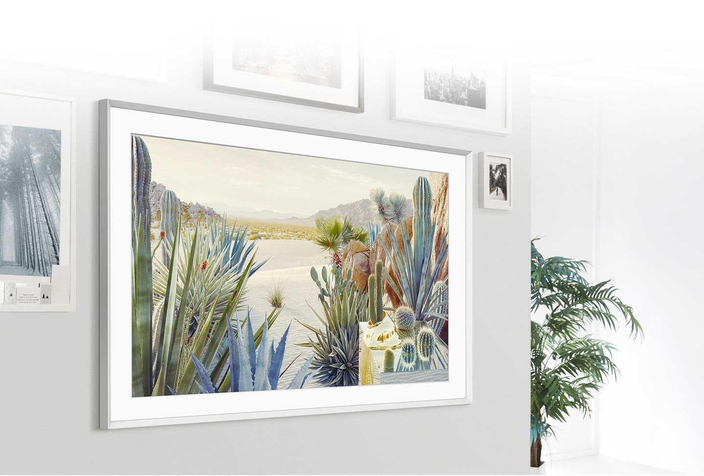 Samsung Electronics QN50LS03BAFXZA Slim-fit Wall Mount Included