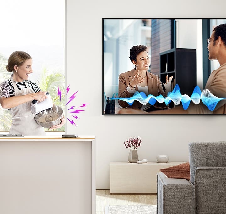 Samsung Electronics QN82Q800TAFXZA Catch Every Word Without Distractions