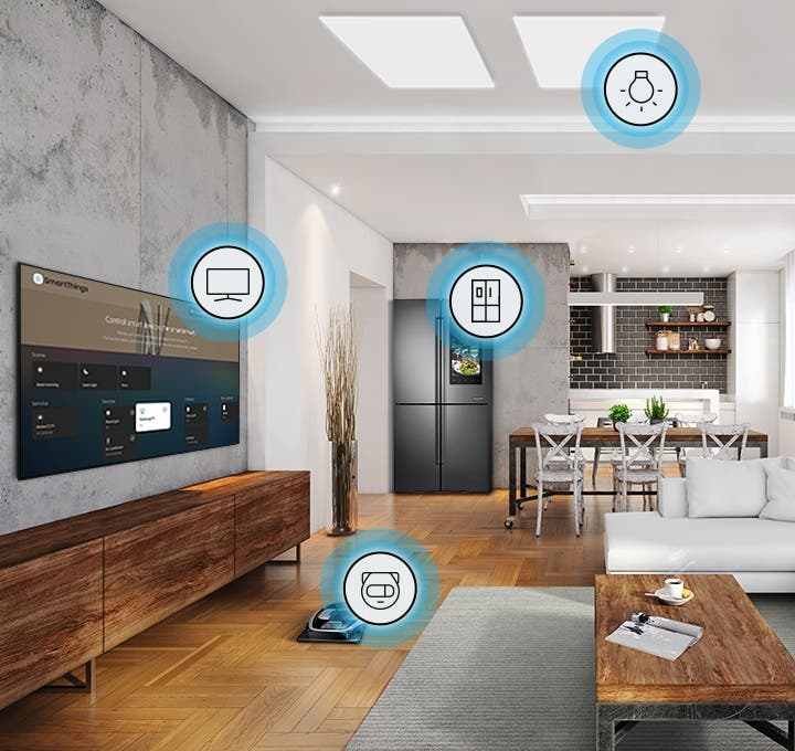 Samsung Electronics QN82Q800TAFXZA Control Your Home With Smartthings