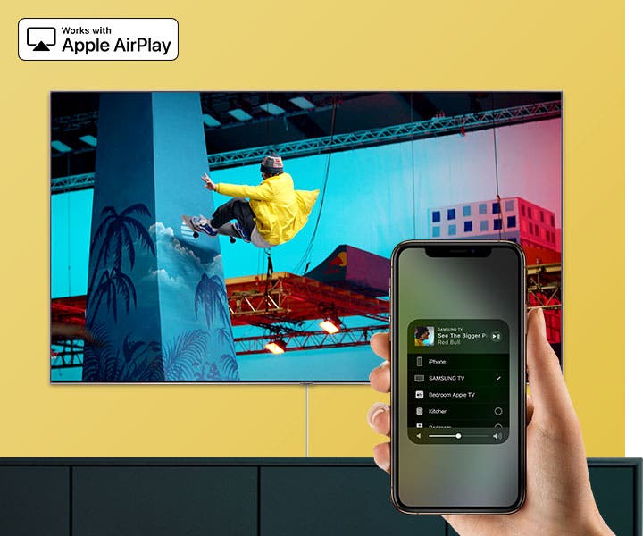 Samsung Electronics UN75TU7000FXZA Works With Airplay 2