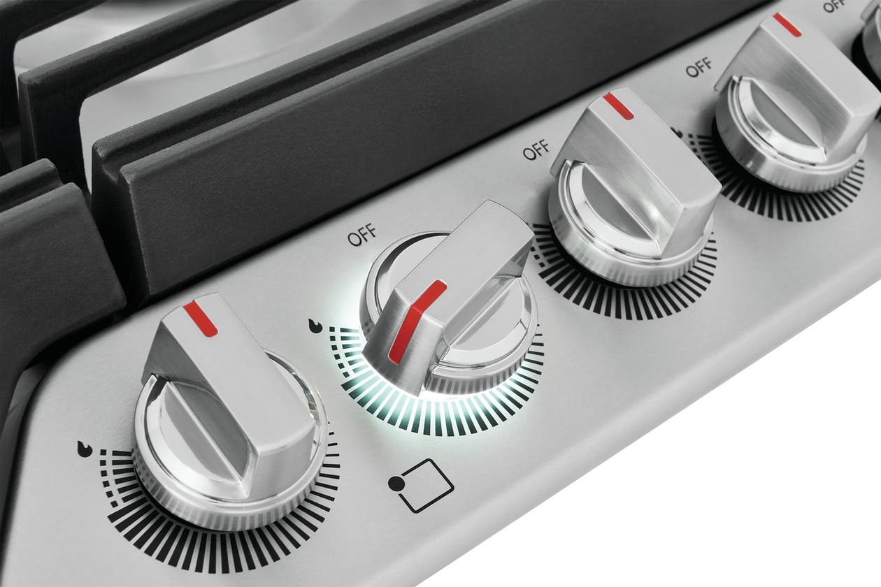 Frigidaire GCCG3048AS Bright, Backlit Led Knobs