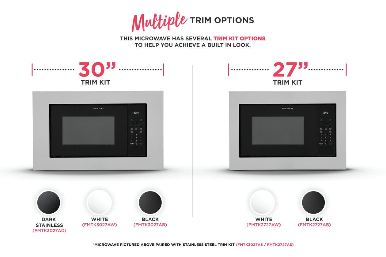 Frigidaire FMBS2227AB Complete The Look Of Your Kitchen With A Built-in Trim Kit