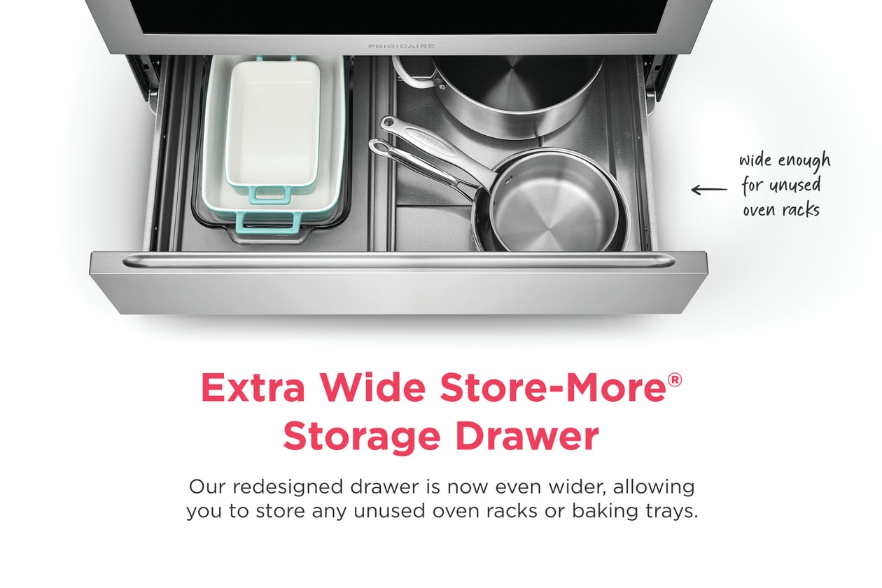 Frigidaire FCFE3062AS Extra Wide Store-more™ Storage Drawer