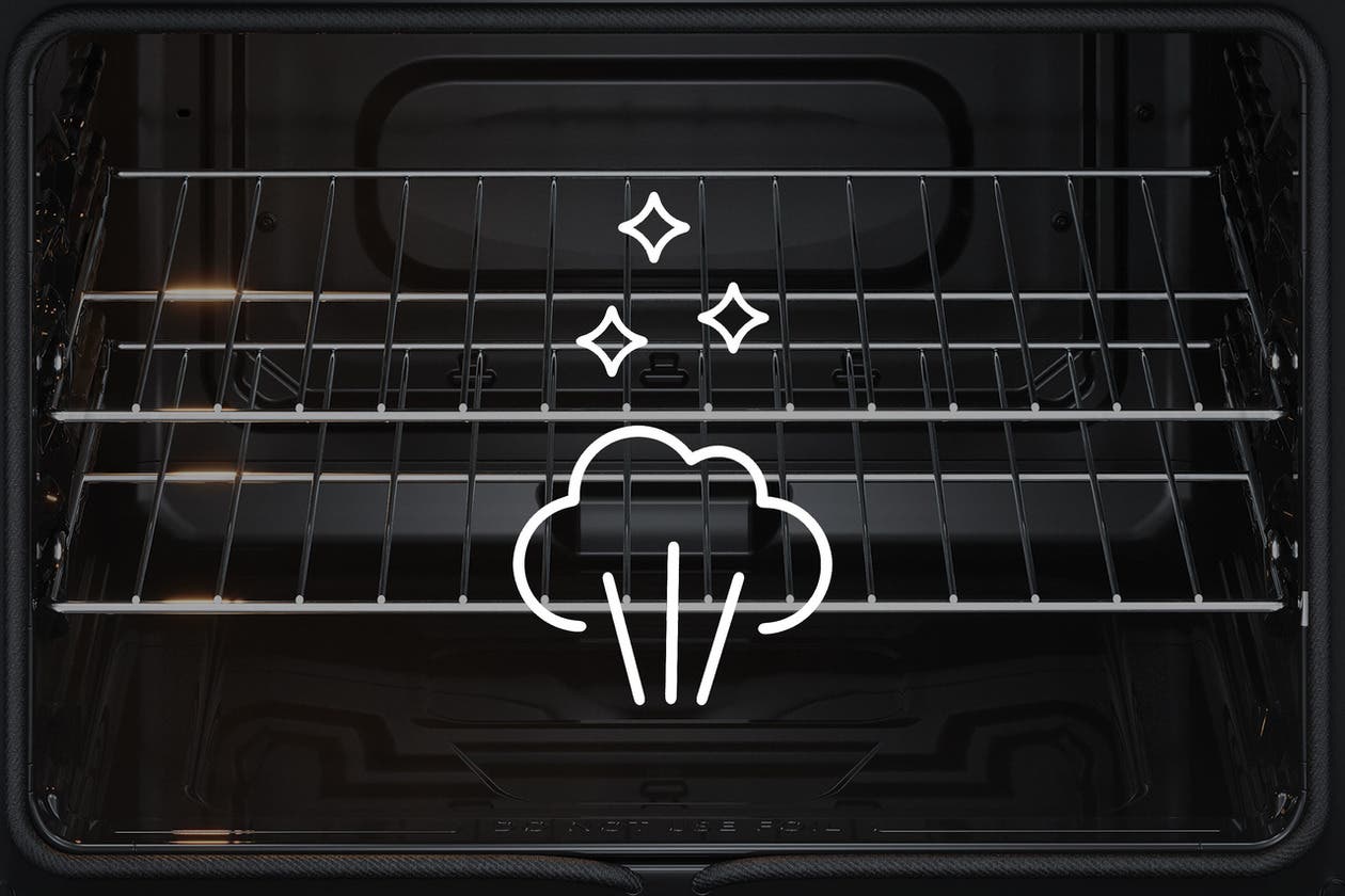 Frigidaire FCFG3062AW Fast Steam Cleaning Option