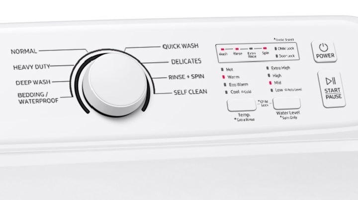 8 Preset Washing Cycles