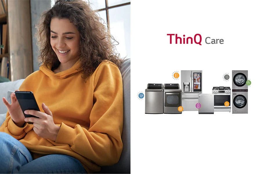 LG WM4080HBA Life's Better When Your Home Runs Smart