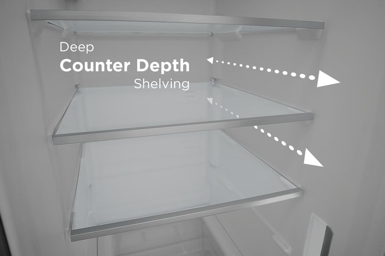 Frigidaire Professional PRSC2222AF Deep Counter-depth Shelving